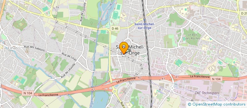 localisation de l'entreprise MADAME CATHERINE MUFLASZ  SAINT-MICHEL-SUR-ORGE