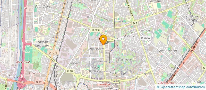 localisation de l'entreprise MADAME CATHERINE MUGNIER à GRENOBLE