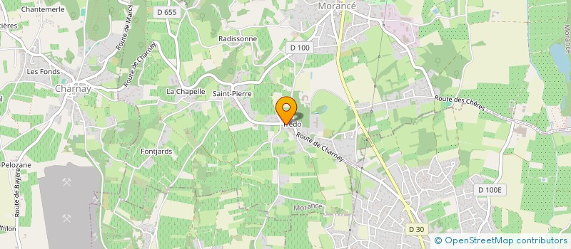 localisation de l'entreprise MADAME CATHERINE MULLER  MORANCE