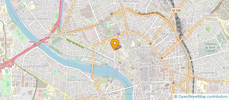 localisation de l'entreprise MADAME CATHERINE MUNZ-LOUER DE LA CAFFINIERE à TOULOUSE