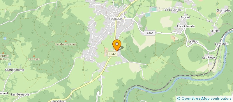 localisation de l'entreprise MADAME CATHERINE MURASZKO  BEAUZAC