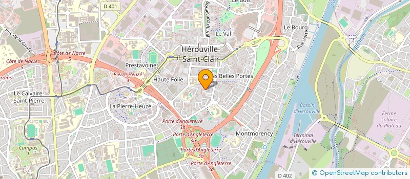 localisation de l'entreprise MADAME CATHERINE MURIS à HEROUVILLE-SAINT-CLAIR