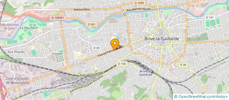 localisation de l'entreprise MADAME CATHERINE MURTAS  BRIVE-LA-GAILLARDE