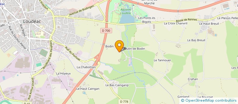 localisation de l'entreprise MADAME CATHERINE MYNY à LOUDEAC