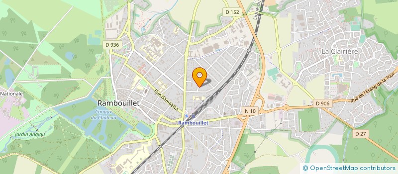 localisation de l'entreprise MADAME CATHERINE NABOR  RAMBOUILLET