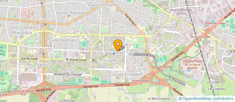 localisation de l'entreprise MADAME CATHERINE NAGA  RENNES