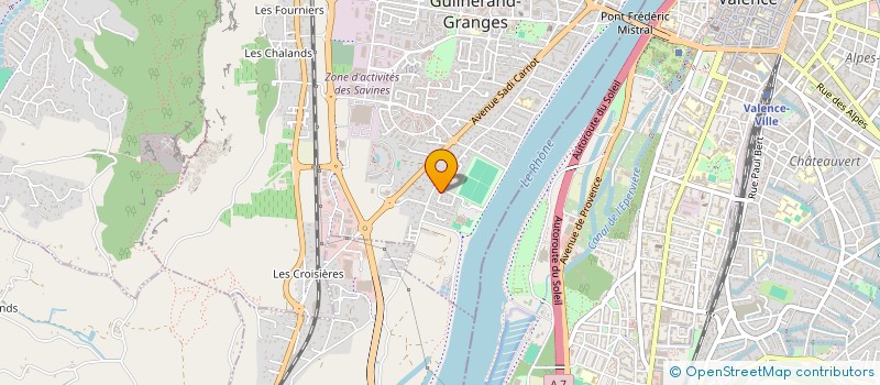 localisation de l'entreprise MADAME CATHERINE NANCY DAUTHEVILLE  GUILHERAND-GRANGES