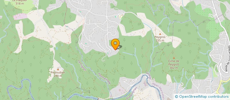 localisation de l'entreprise MADAME CATHERINE NATHALIE RIPPINGER  PEYMEINADE