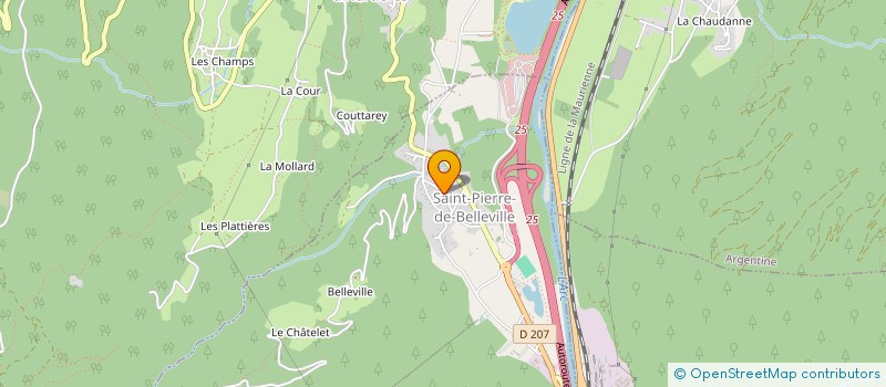 localisation de l'entreprise MADAME CATHERINE NAUD  SAINT-PIERRE-DE-BELLEVILLE