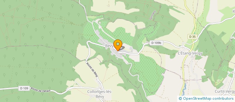 localisation de l'entreprise MADAME CATHERINE NAUDIN  BEVY