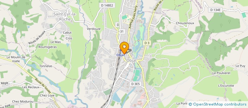 localisation de l'entreprise MADAME CATHERINE NAVAILS  OBJAT