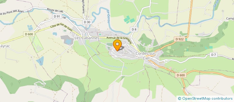 localisation de l'entreprise MADAME CATHERINE NAVARRO  CORDES-SUR-CIEL