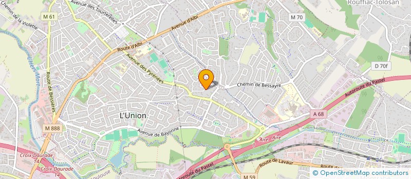 localisation de l'entreprise MADAME CATHERINE NAVARROT à L'UNION