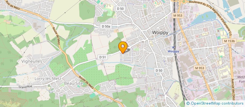 localisation de l'entreprise MADAME CATHERINE NAVEAU  WOIPPY