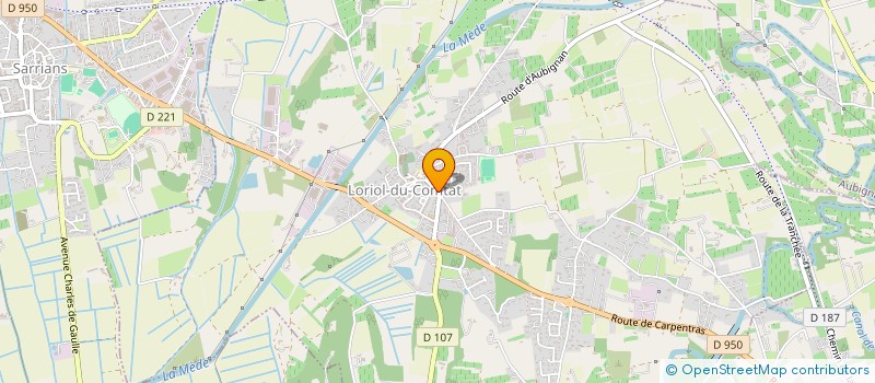 localisation de l'entreprise MADAME CATHERINE NESTIER  LORIOL-DU-COMTAT