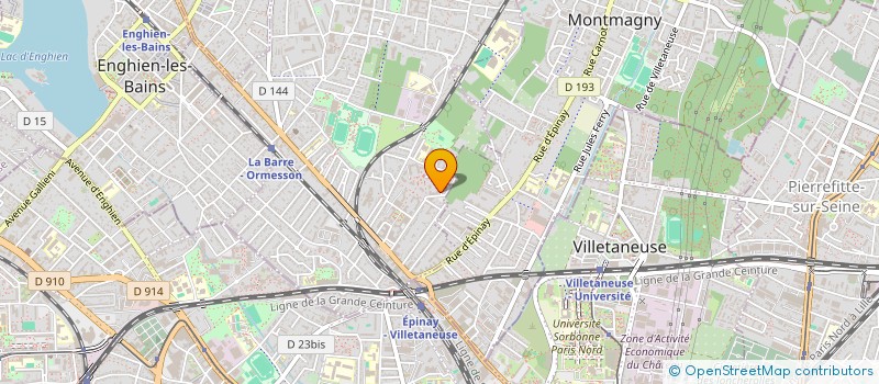 localisation de l'entreprise MADAME CATHERINE NGO HIAG  DEUIL-LA-BARRE