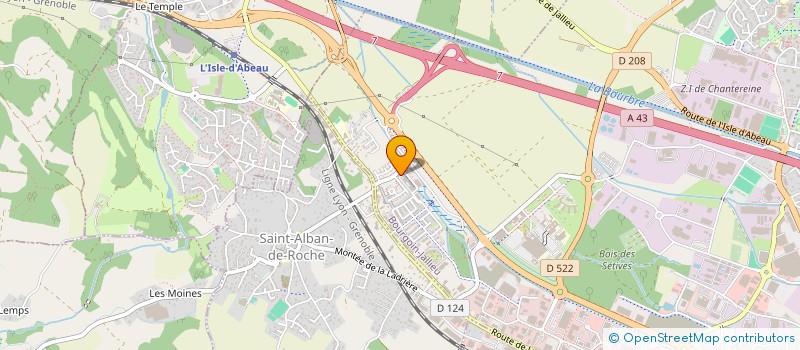 localisation de l'entreprise MADAME CATHERINE NGO NDOH  BOURGOIN-JALLIEU