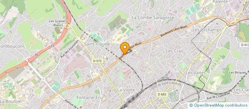localisation de l'entreprise MADAME CATHERINE NICOD à BESANCON