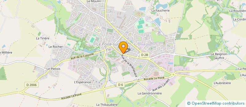 localisation de l'entreprise MADAME CATHERINE NICOLAIZEAU à LE POIRE-SUR-VIE