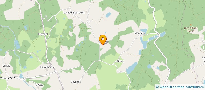 localisation de l'entreprise MADAME CATHERINE NICOLAS  MAGNAC-BOURG