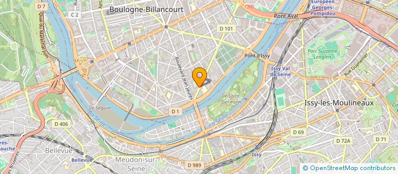 localisation de l'entreprise MADAME CATHERINE NICOLET  BOULOGNE-BILLANCOURT