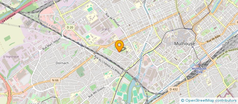 localisation de l'entreprise MADAME CATHERINE NIEDERGANG  MULHOUSE