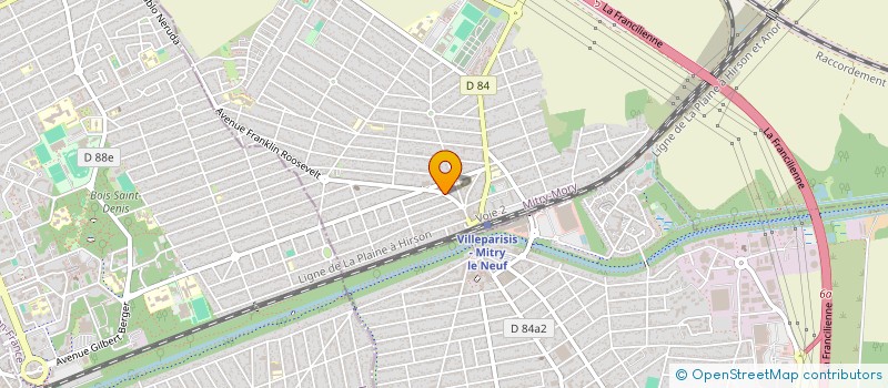 localisation de l'entreprise MADAME CATHERINE NOEL  MITRY-MORY