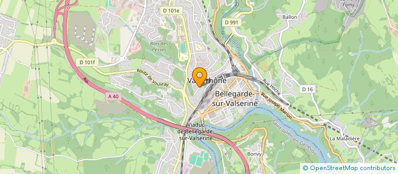 localisation de l'entreprise MADAME CATHERINE NOEL à VALSERHONE