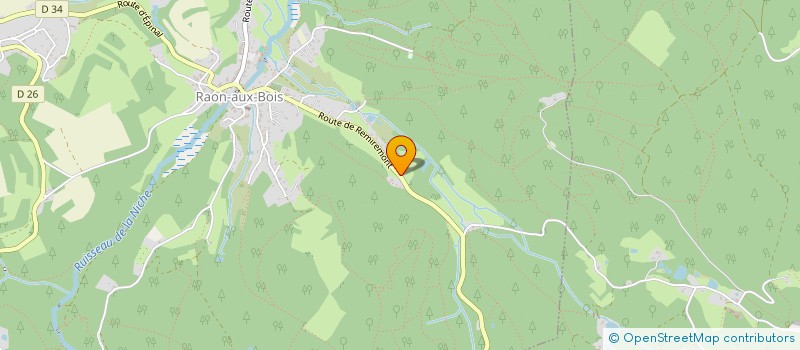 localisation de l'entreprise MADAME CATHERINE NOEL  RAON-AUX-BOIS