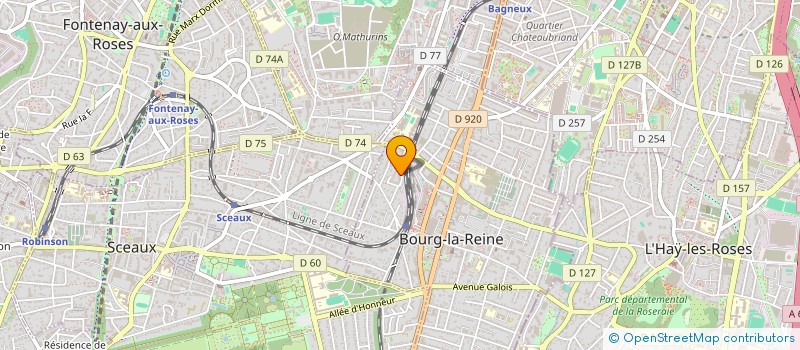 localisation de l'entreprise MADAME CATHERINE NOIZET à BOURG-LA-REINE