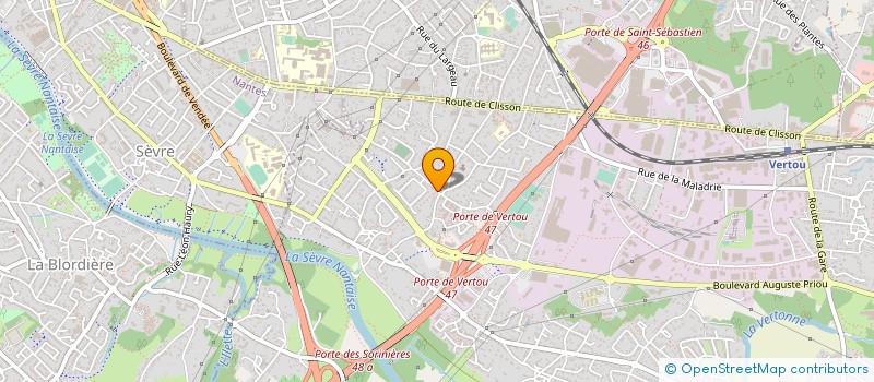 localisation de l'entreprise MADAME CATHERINE NOU  VERTOU