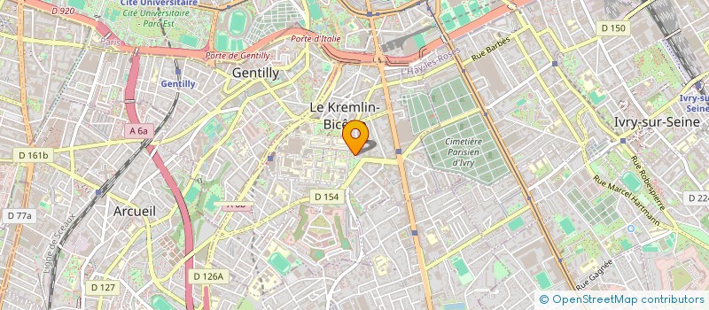 localisation de l'entreprise MADAME CATHERINE NOWAK  LE KREMLIN-BICETRE