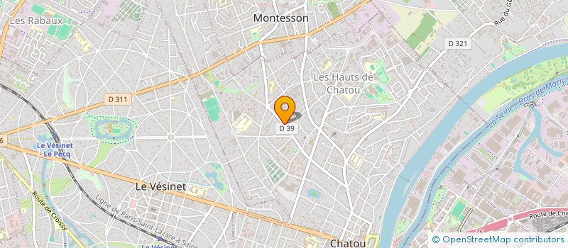 localisation de l'entreprise MADAME CATHERINE NSIZOA à CHATOU