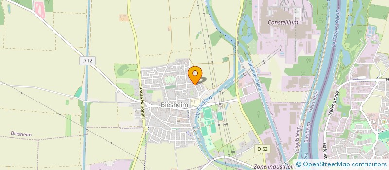 localisation de l'entreprise MADAME CATHERINE NUSSBAUMER à BIESHEIM