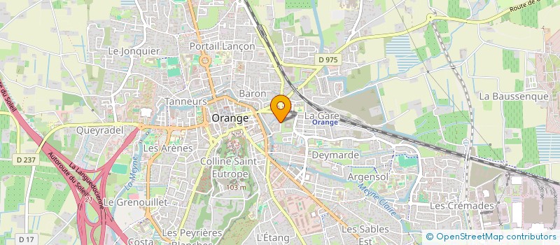 localisation de l'entreprise MADAME CATHERINE OBERSON  ORANGE