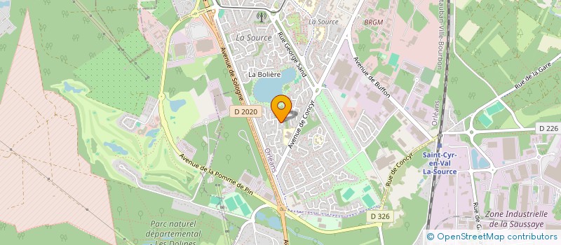 localisation de l'entreprise MADAME CATHERINE OLIER à ORLEANS