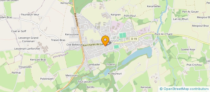 localisation de l'entreprise MADAME CATHERINE OLIVIER  PLOUVORN