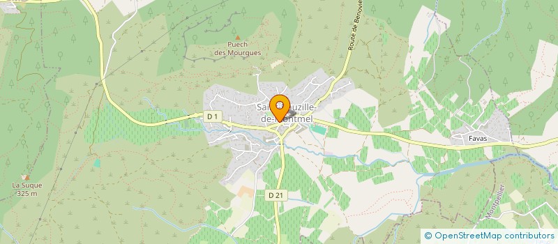 localisation de l'entreprise MADAME CATHERINE OLIVIER  SAINT-BAUZILLE-DE-MONTMEL