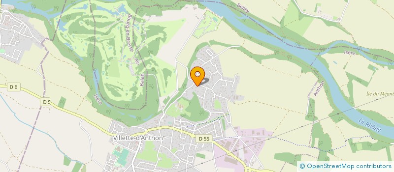 localisation de l'entreprise MADAME CATHERINE ONILLON  VILLETTE-D'ANTHON