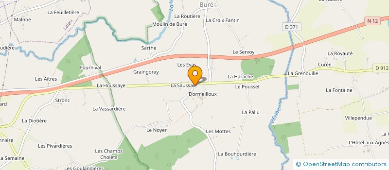 localisation de l'entreprise MADAME CATHERINE OREAL à BURE