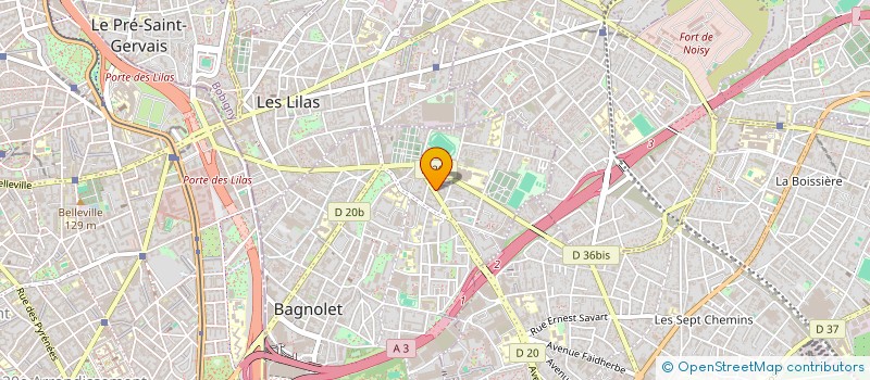 localisation de l'entreprise MADAME CATHERINE ORESVE à BAGNOLET