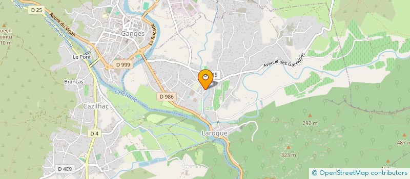 localisation de l'entreprise MADAME CATHERINE ORSSAUD  GANGES