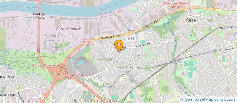 localisation de l'entreprise MADAME CATHERINE ORTOLAN  BOUGUENAIS