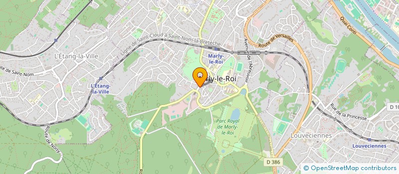 localisation de l'entreprise MADAME CATHERINE OU LING  MARLY-LE-ROI