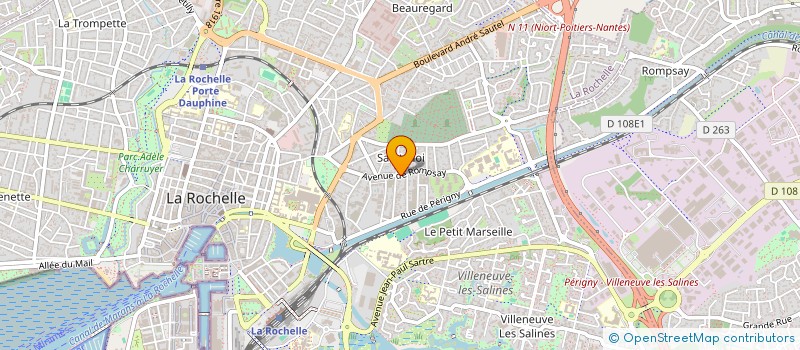 localisation de l'entreprise MADAME CATHERINE OUVRARD  LA ROCHELLE