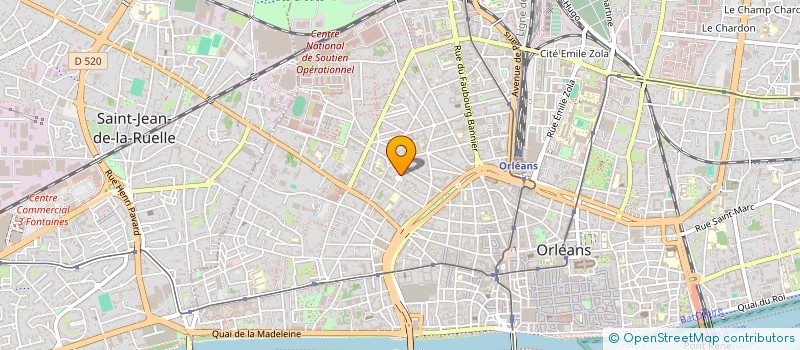 localisation de l'entreprise MADAME CATHERINE PAGENOT à ORLEANS