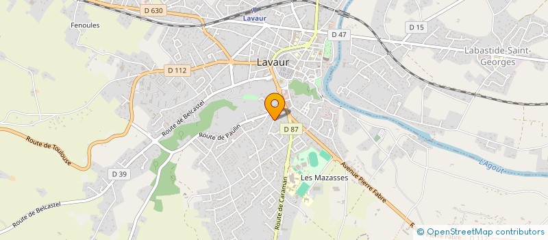 localisation de l'entreprise MADAME CATHERINE PAGNOUX à GIROUSSENS