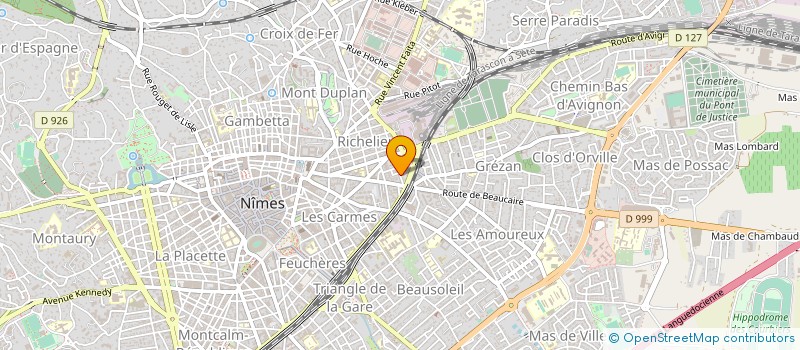 localisation de l'entreprise MADAME CATHERINE PAILLARD à NIMES