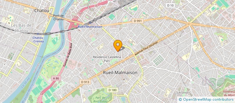 localisation de l'entreprise MADAME CATHERINE PAIRIN à RUEIL-MALMAISON