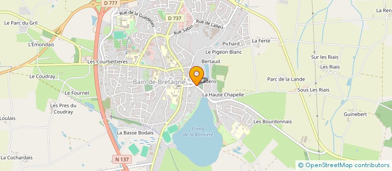 localisation de l'entreprise MADAME CATHERINE PAITEL  BAIN-DE-BRETAGNE